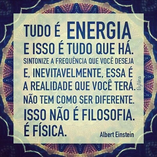 Tudo é energia